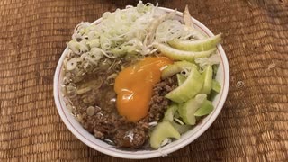 岩手の「じゃじゃ麺」作ってみた（ハイボール）