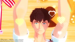 【MMD刀剣乱舞】小豆長光(Tシャツ)でクッキーダンス