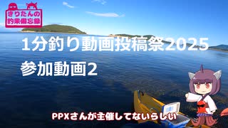 【1分釣り動画投稿祭2025】きりたんの釣果備忘録 　番外編2