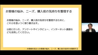 お客様の悩み、ニーズ、購入前の気持ちの整理｜集客・Webマーケティングを基礎から学ぶ「マーケティング小学校」動画講座