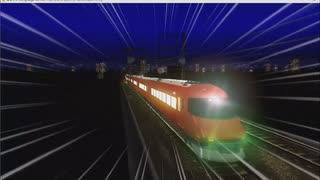 【改造 電車でD RisingStage】阪急7001マルーンスター VS アーバンライナー(SS移植) 近鉄奈良線ダウンヒル