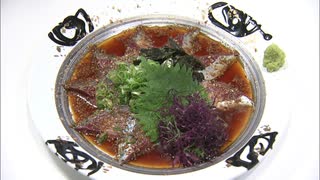 「もろみ醤油のうまみが胡麻さばとよく合います」東京・港区の福岡料理店で豊築地域の食材をPR