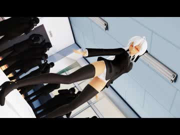 【MMD】制服ハクさんでドーナツホール【弱音ハク/yowane haku】
