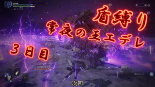 【ナイトレイン】"盾縛り"常夜エデレ討伐②