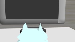 【平面猫】ＭＭＤで遊んでみた【追いかける】