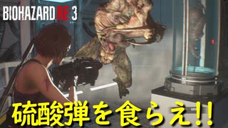 この終盤でようやくこなれた動きができ始める【バイオハザード RE:3】実況プレイ #13