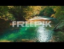 seamless video loop cinemagraph of the natural mountain