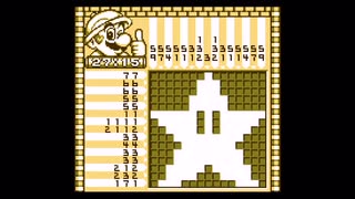 【実況】マリオのピクロス #5(やさしい8E～キノコ1C)