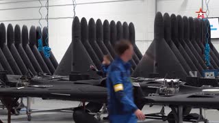 ロシアの自爆ドローン生産工場の様子