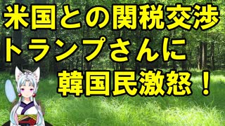 【韓国の反応】米国との関税交渉で韓国国民がトランプ大統領にブチギレ！【きょうの気になる詩。】