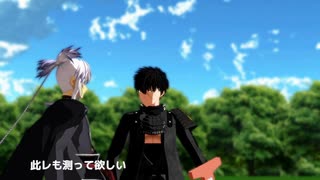 【mmd刀剣乱舞寸劇】身長計測と背を高く見せたい男士たち【同田貫・山姥切国広・人間無骨】
