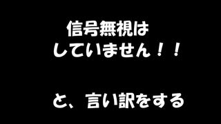 信号無視はしてません！！