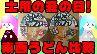 【御礼動画】ウナギだけじゃない！土用の丑の日！東西うどん食べ比べてみた！【食レポ】