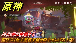 原神　遊びつくせ！見渡す限りのキャンパス！③　パイン峠に挑戦する　染夏！烈日？リゾート満喫！・２　Ver.5.8追加　＃３１　【gensin】
