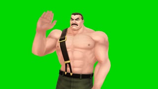 手を振るハガー市長mmd.GB