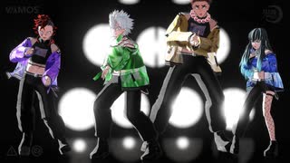 【鬼滅のMMD】ヒビカセ【行冥・無一郎・実弥・玄弥】（非公式お着替え）