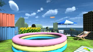 【VRChatワールド紹介】海上サマールーフトップ_Summer Rooftop on the Sea