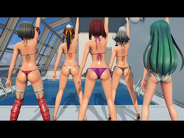 【東方MMD】  東方のエロかっこいい 一騎当千 5人Ver