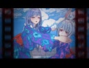 【ホロライブMMD】浴衣で踊る兎田母娘（ぺこらマミー＆兎田ぺこら）フィルム＆鉛筆画風 HIMEHINA 『バブリン』【コイカツMMD】