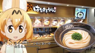 【けものフレンズ】あしたのジョー 「サーバル、うどんを食べる」
