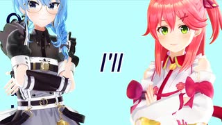 星街すいせい/さくらみこ「Oh wow!」#shorts 【MMD】【ホロライブ】     @HoshimachiSuisei   @SakuraMiko ​