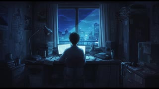 【朝焼けが見える前に】/ 鏡音レン