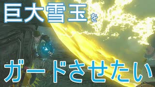 【ブレワイ】気になったので、雪玉ボウルをＮＰＣにガードさせようとしてみた【ドリカラ】【ボイスピ実況,ゼルダの伝説,ブレスオブザワイルド,BotW,バグ,検証 】