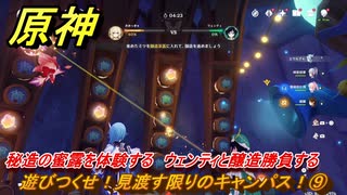 原神　遊びつくせ！見渡す限りのキャンパス！⑨　秘造の蜜露を体験する　ウェンティと醸造勝負する　染夏！烈日？リゾート満喫！・２　Ver.5.8追加　＃４１　【gensin】