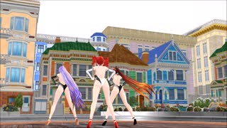 【MMD】けっかおーらい【重音テト】