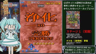 【アーケード実機】怒首領蜂Ⅱ　実戦モード1コインクリア【解説動画】