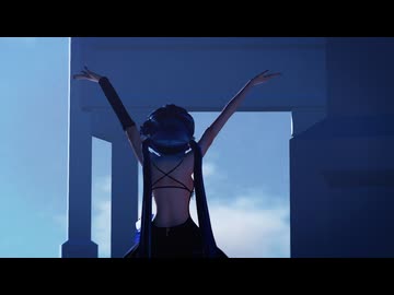 【初音ミク誕生祭2025】 ブループラネット　めんぼう式　初音ミク　【MMD夏祭り2025】