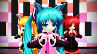【MMD】被害妄想携帯女子（笑）【ましろ式】