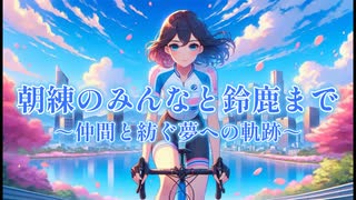 【仲間と紡ぐ夢への軌跡】朝練のみんなと鈴鹿まで【宮舞モカ】