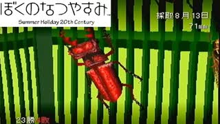 初めてする:１３【ぼくのなつやすみ】やってみた！