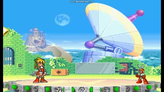 アクションゲームツクールMV ロックマンロールちゃん パワーバトルファイターズ カットマンステージ比較