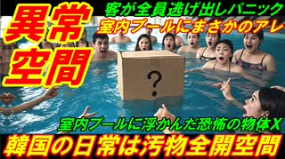 【韓国異常空間】韓国の日常は汚物全開空間、室内プールにまさかのアレがプーカプカ！
