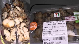 セブンイレブンのわさびの炭火焼鳥しおを食べました。　#セブンイレブン #炭火焼鳥 #わさび