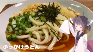 #239【うどん】暑い日にぶっかけうどん！【東北きりたん】