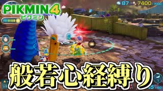 【ピクミン４】ピクミンが１匹死ぬたびに「般若心経」を全文写経してきちんと弔う実況#10【縛り実況】