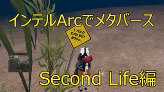 ⚡⚡IntelArcでメタバース2025　SecondLife編「国道8号を歩く　Davros湖の湖底散策」　Davros橋　2025年8月1日撮影　完成