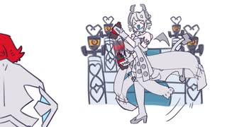 【手書き遊☆戯☆王】白銀の城のラビュリンスがコーラをふるだけ