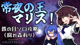 【ELDENRING NIGHTREIGN】このクソボスといわないで！！常夜の王マリスを鉄の目ソロ！！