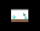 指で障害物を避けよう！#Minecraft