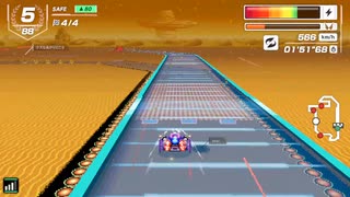 サンドストームのミラーで初めて4位をとれました【F-ZERO99】