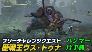 【MHWilds】歴戦王ウズ･トゥナ／ハンマー&片手剣 5:35