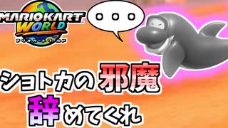 【マリオカートワールド】ショトカの練習したのに赤甲羅投げられて水の泡になった男 #56