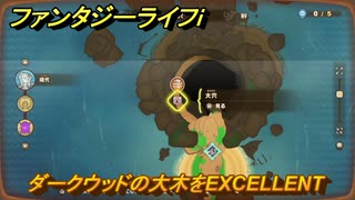 ファンタジーライフｉ　ダークウッドの大木をEXCELLENT　木こりマスターの試練　＃７８６　【グルグルの竜と時をぬすむ少女】