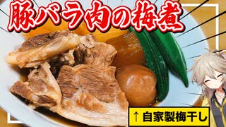 自家製梅干しの晩酌で暑気払いする動画