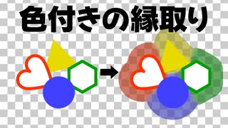 【AviUtl2スクリプト】オブジェクトの色を使って縁取り.m7a【ColoredCollar_S】