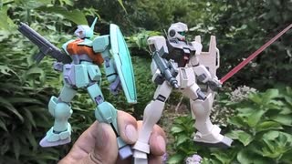 アウトドアガンプラ　HGUC ジム・コマンドとHG ドートレスを作る